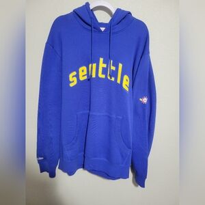 Mitchell & Ness Seattle Pilots (Mariners) Throwback Hoodie